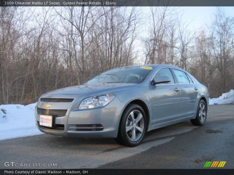 Golden Pewter Metallic / Ebony 2009 Chevrolet Malibu LT Sedan