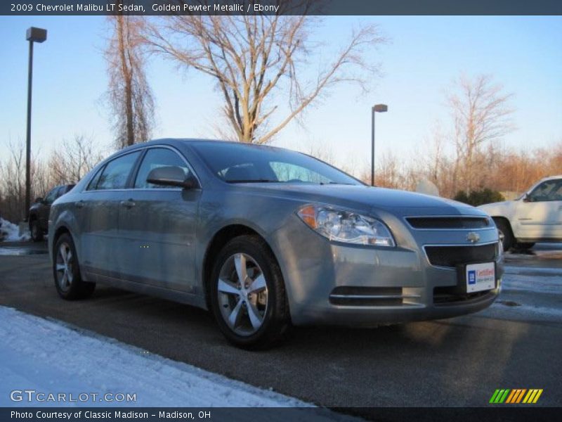 Golden Pewter Metallic / Ebony 2009 Chevrolet Malibu LT Sedan