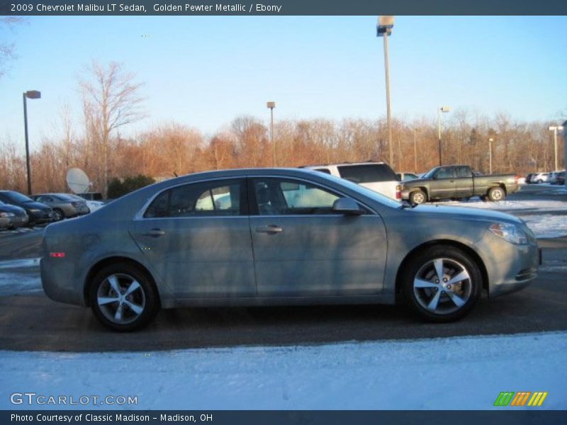 Golden Pewter Metallic / Ebony 2009 Chevrolet Malibu LT Sedan