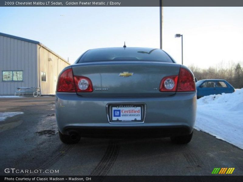 Golden Pewter Metallic / Ebony 2009 Chevrolet Malibu LT Sedan