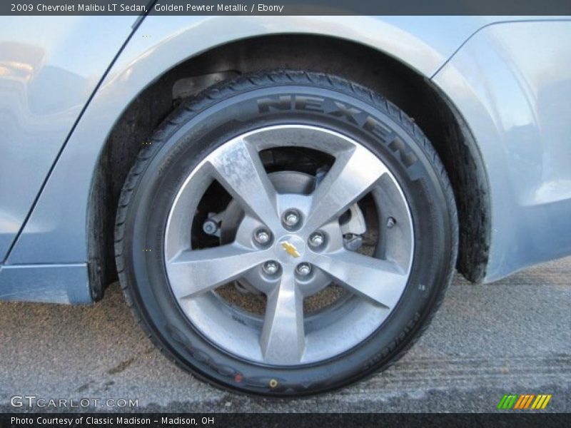 Golden Pewter Metallic / Ebony 2009 Chevrolet Malibu LT Sedan