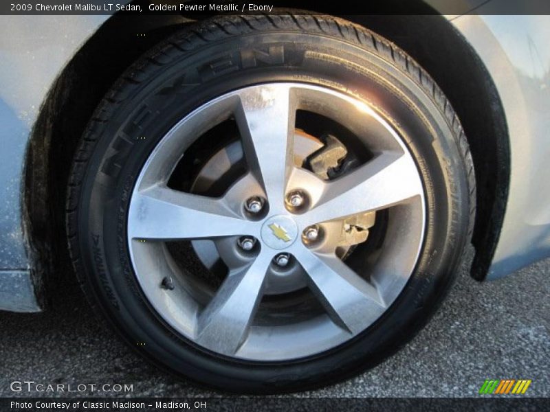 Golden Pewter Metallic / Ebony 2009 Chevrolet Malibu LT Sedan