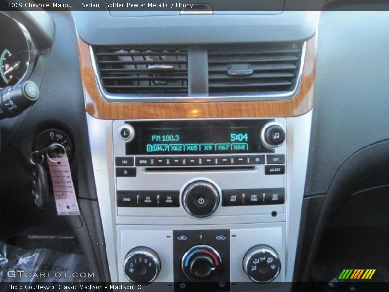 Golden Pewter Metallic / Ebony 2009 Chevrolet Malibu LT Sedan