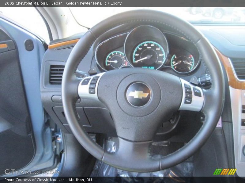 Golden Pewter Metallic / Ebony 2009 Chevrolet Malibu LT Sedan