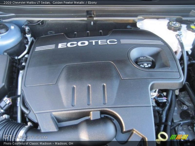 Golden Pewter Metallic / Ebony 2009 Chevrolet Malibu LT Sedan