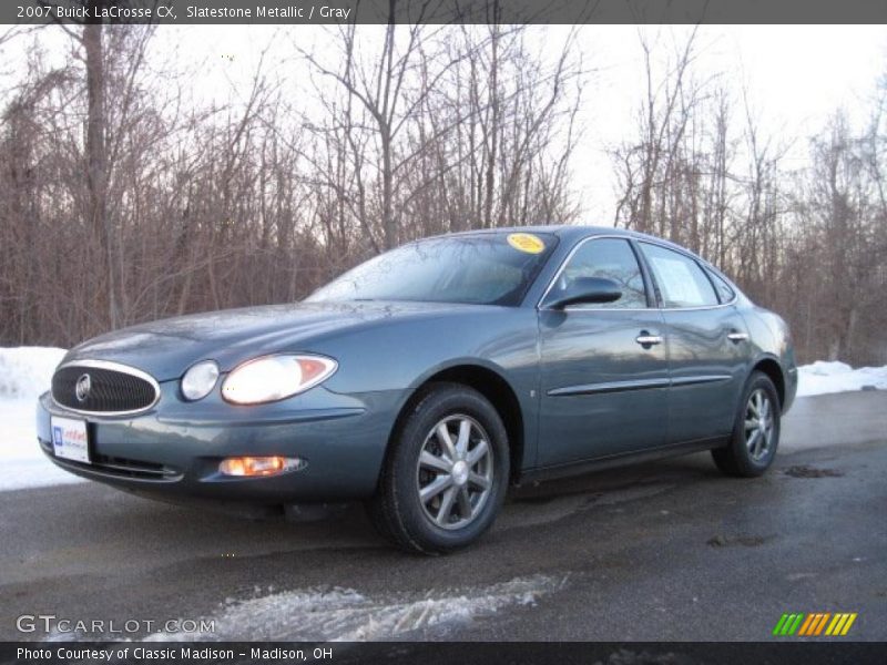 Slatestone Metallic / Gray 2007 Buick LaCrosse CX