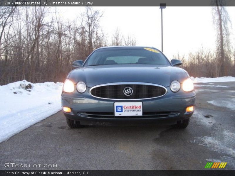 Slatestone Metallic / Gray 2007 Buick LaCrosse CX