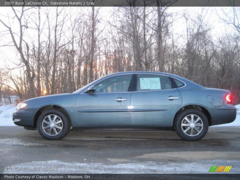 Slatestone Metallic / Gray 2007 Buick LaCrosse CX
