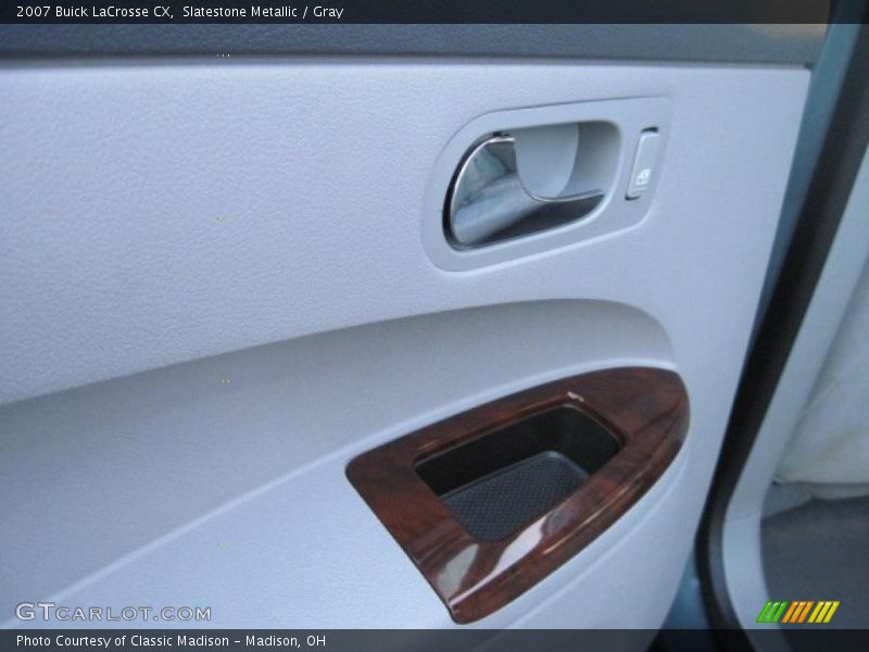 Slatestone Metallic / Gray 2007 Buick LaCrosse CX