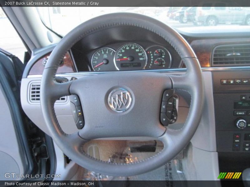 Slatestone Metallic / Gray 2007 Buick LaCrosse CX