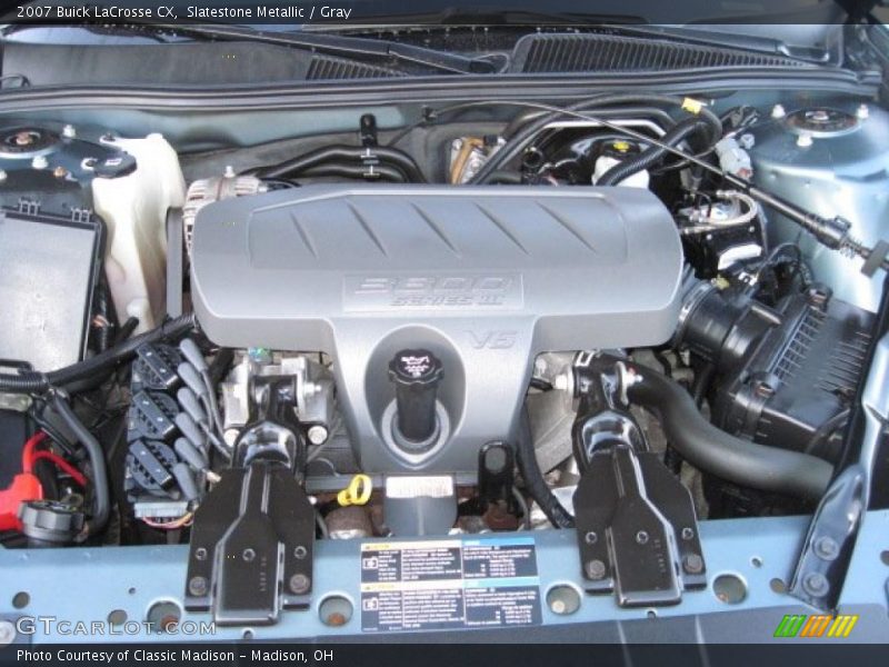 Slatestone Metallic / Gray 2007 Buick LaCrosse CX