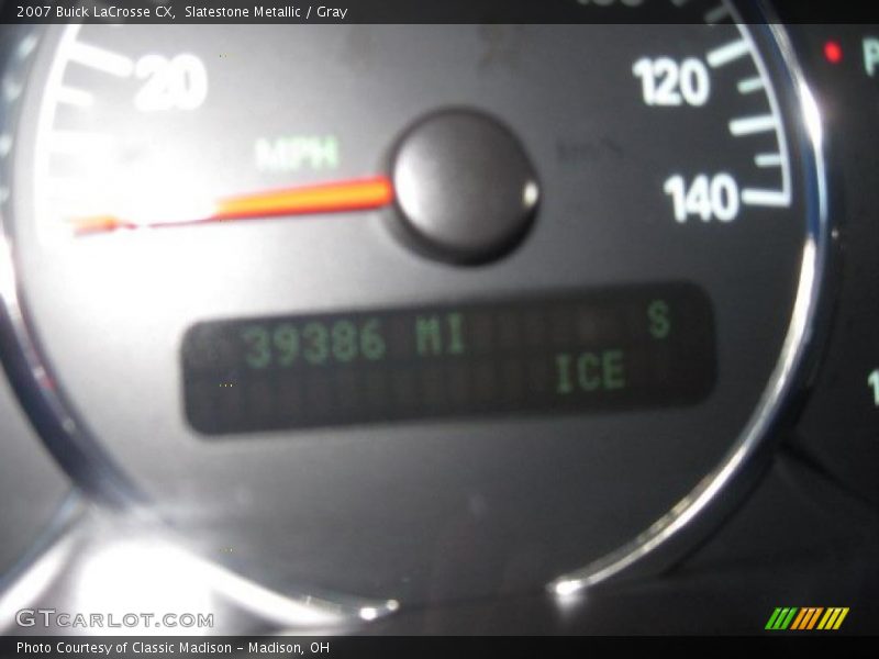 Slatestone Metallic / Gray 2007 Buick LaCrosse CX
