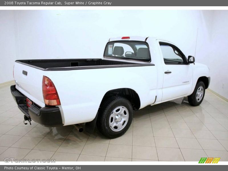 Super White / Graphite Gray 2008 Toyota Tacoma Regular Cab