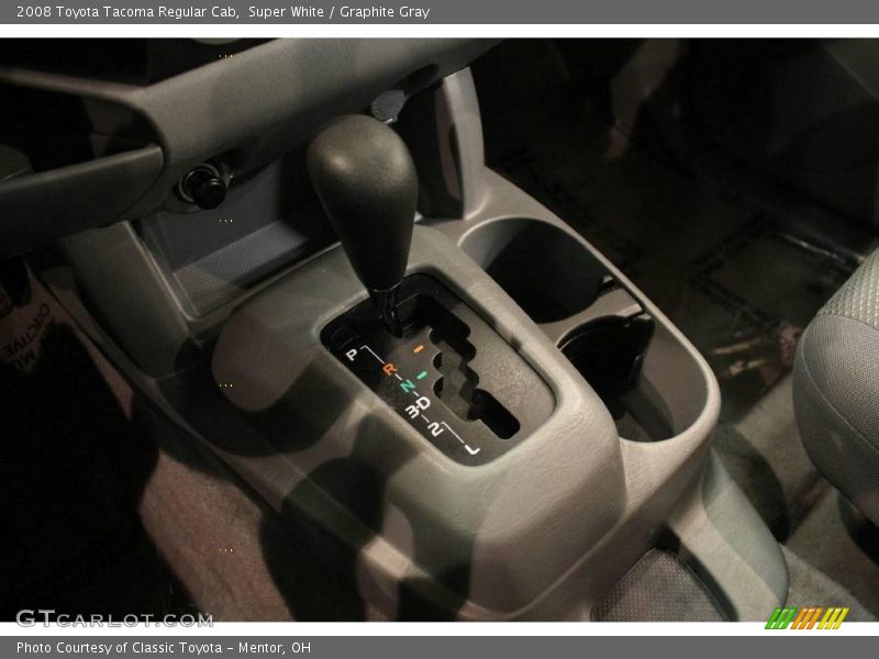 Super White / Graphite Gray 2008 Toyota Tacoma Regular Cab