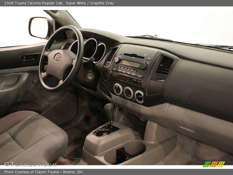 Super White / Graphite Gray 2008 Toyota Tacoma Regular Cab