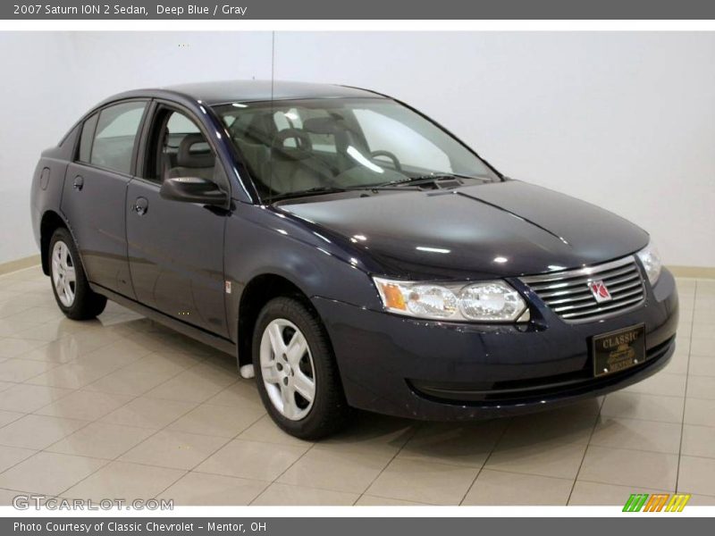Deep Blue / Gray 2007 Saturn ION 2 Sedan