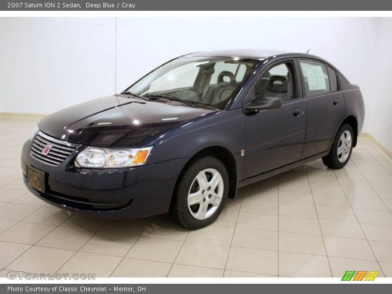 Deep Blue / Gray 2007 Saturn ION 2 Sedan