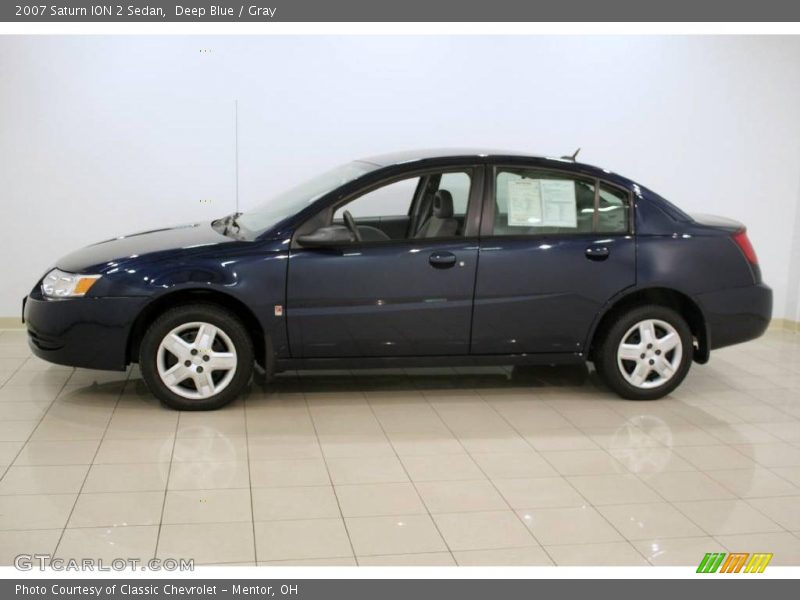 Deep Blue / Gray 2007 Saturn ION 2 Sedan