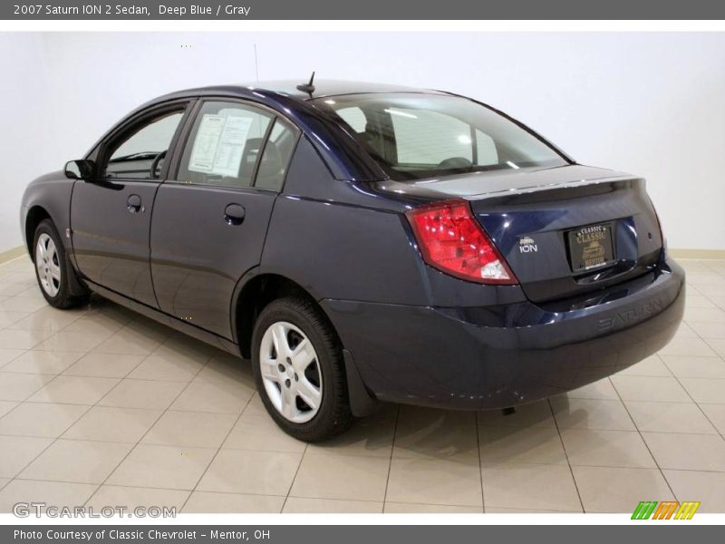 Deep Blue / Gray 2007 Saturn ION 2 Sedan
