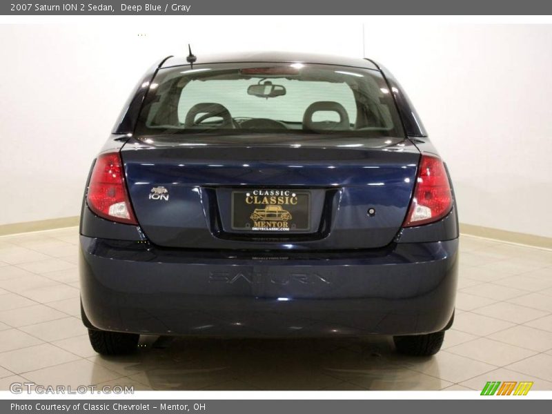 Deep Blue / Gray 2007 Saturn ION 2 Sedan