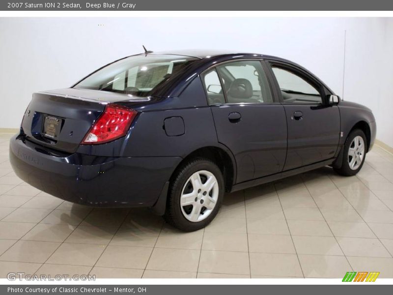 Deep Blue / Gray 2007 Saturn ION 2 Sedan