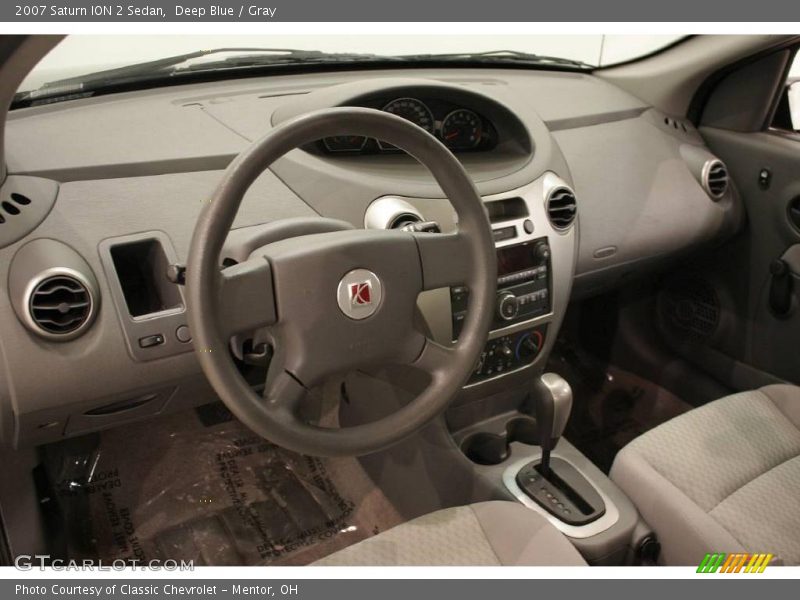 Deep Blue / Gray 2007 Saturn ION 2 Sedan
