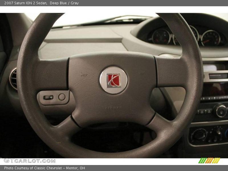 Deep Blue / Gray 2007 Saturn ION 2 Sedan