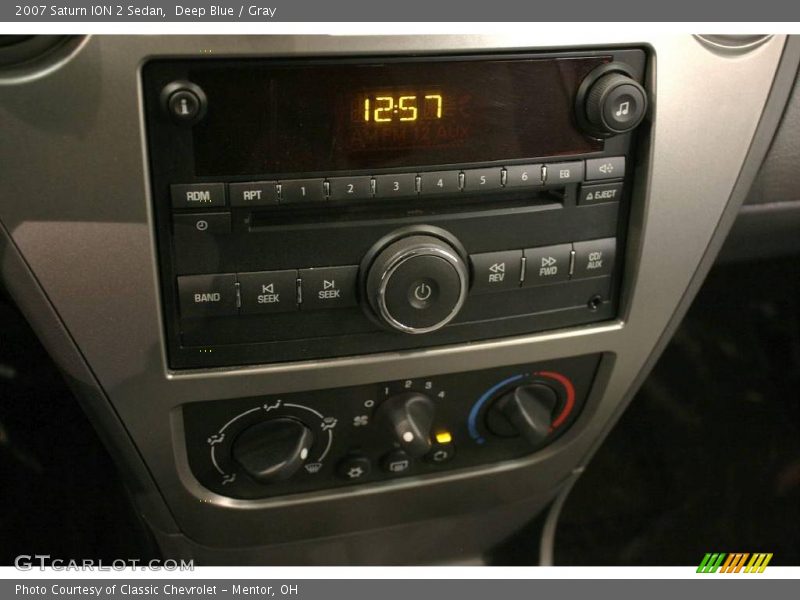 Deep Blue / Gray 2007 Saturn ION 2 Sedan