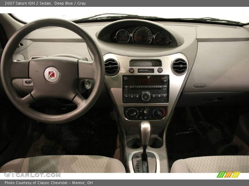 Deep Blue / Gray 2007 Saturn ION 2 Sedan