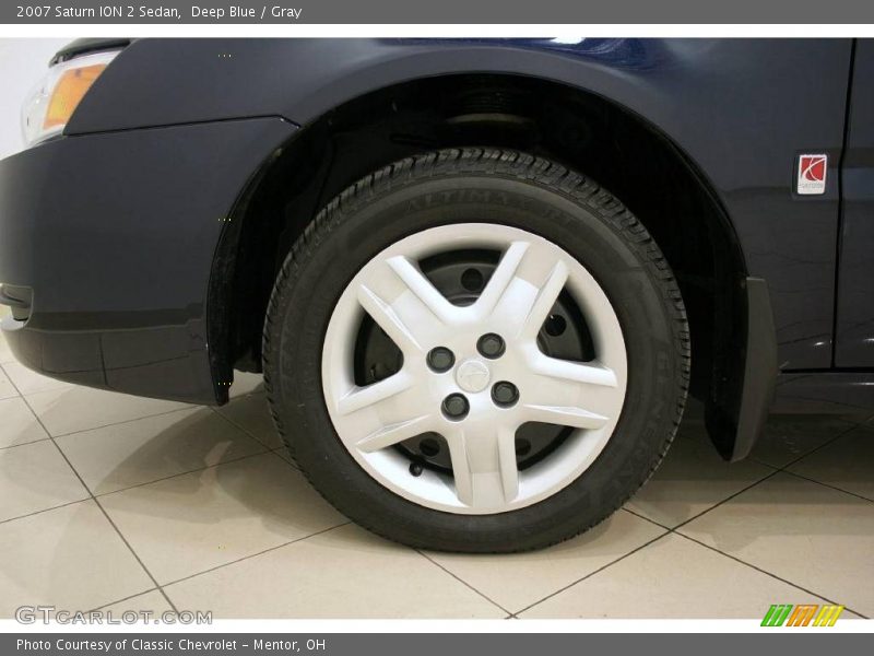 Deep Blue / Gray 2007 Saturn ION 2 Sedan