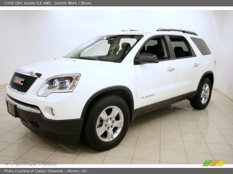 Summit White / Ebony 2008 GMC Acadia SLE AWD