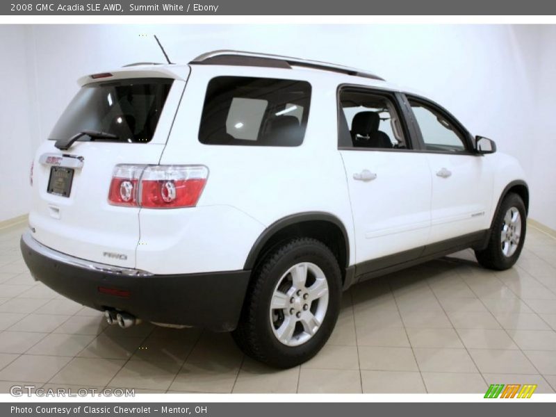 Summit White / Ebony 2008 GMC Acadia SLE AWD