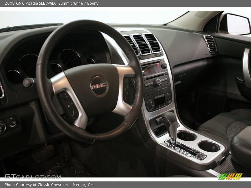 Summit White / Ebony 2008 GMC Acadia SLE AWD
