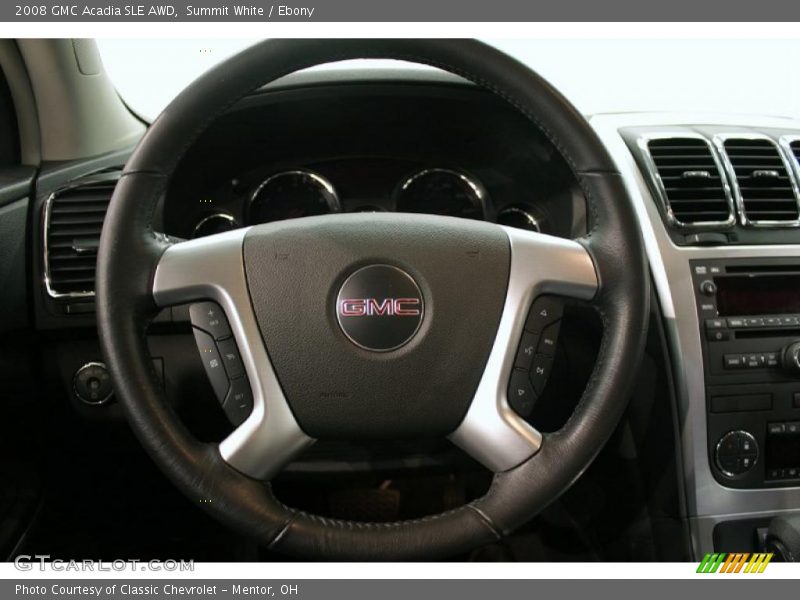 Summit White / Ebony 2008 GMC Acadia SLE AWD