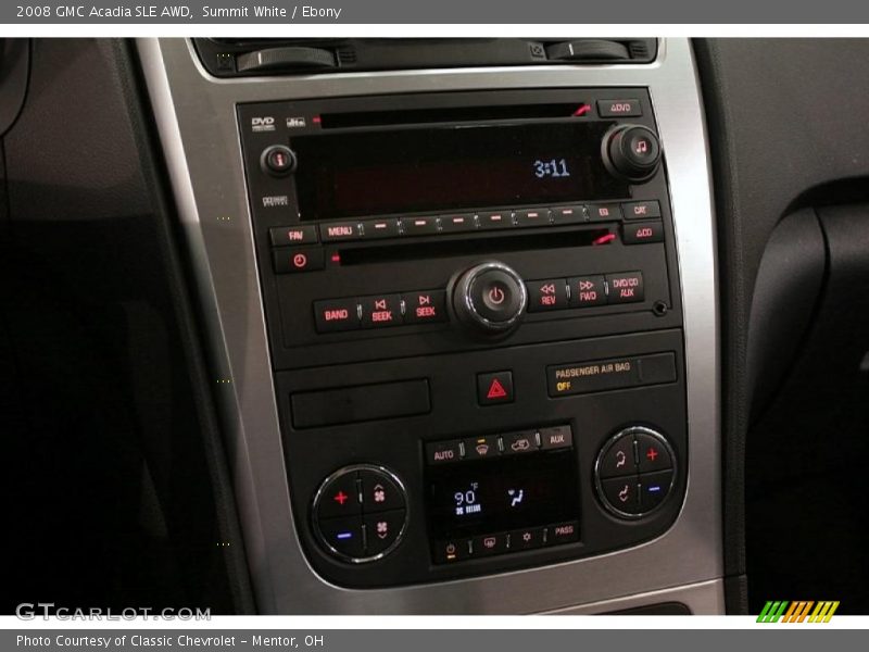 Summit White / Ebony 2008 GMC Acadia SLE AWD