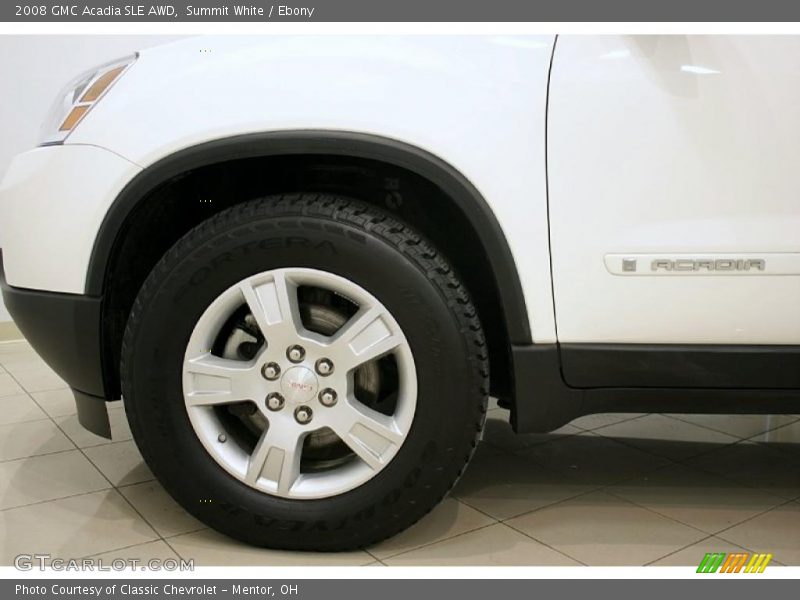 Summit White / Ebony 2008 GMC Acadia SLE AWD