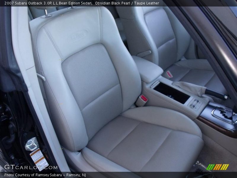 Obsidian Black Pearl / Taupe Leather 2007 Subaru Outback 3.0R L.L.Bean Edition Sedan