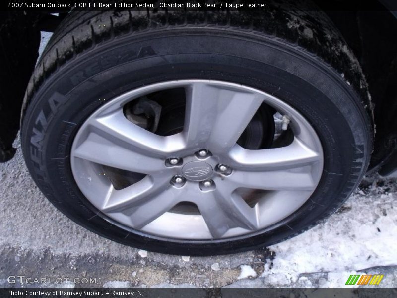Obsidian Black Pearl / Taupe Leather 2007 Subaru Outback 3.0R L.L.Bean Edition Sedan