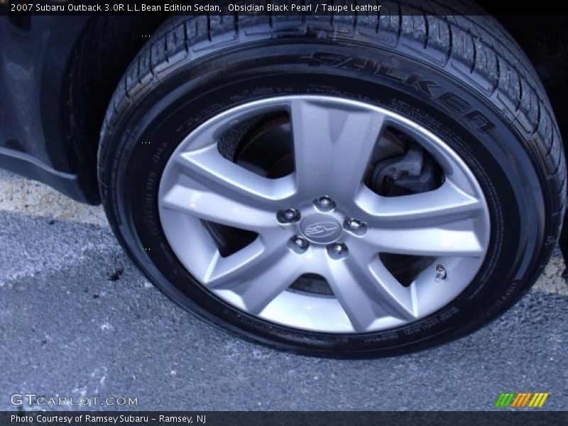 Obsidian Black Pearl / Taupe Leather 2007 Subaru Outback 3.0R L.L.Bean Edition Sedan
