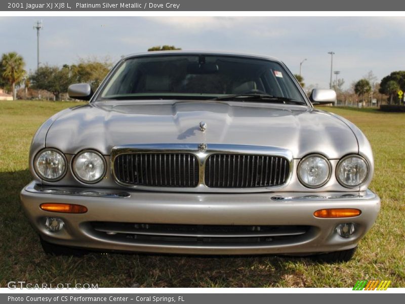 Platinum Silver Metallic / Dove Grey 2001 Jaguar XJ XJ8 L