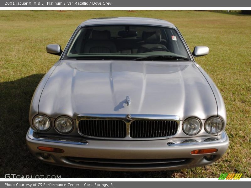 Platinum Silver Metallic / Dove Grey 2001 Jaguar XJ XJ8 L