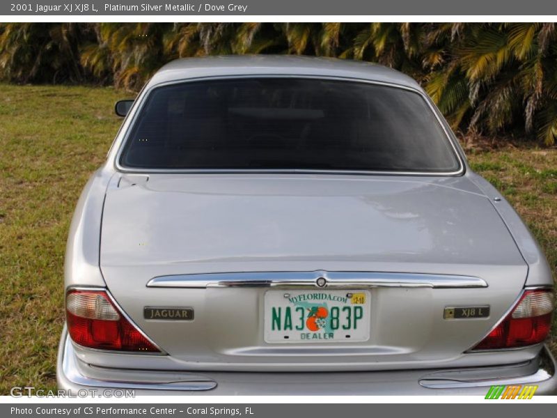 Platinum Silver Metallic / Dove Grey 2001 Jaguar XJ XJ8 L