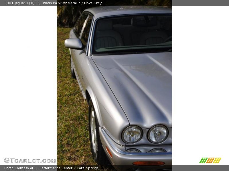 Platinum Silver Metallic / Dove Grey 2001 Jaguar XJ XJ8 L