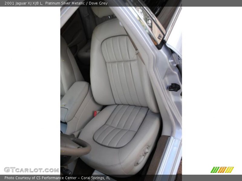 Platinum Silver Metallic / Dove Grey 2001 Jaguar XJ XJ8 L
