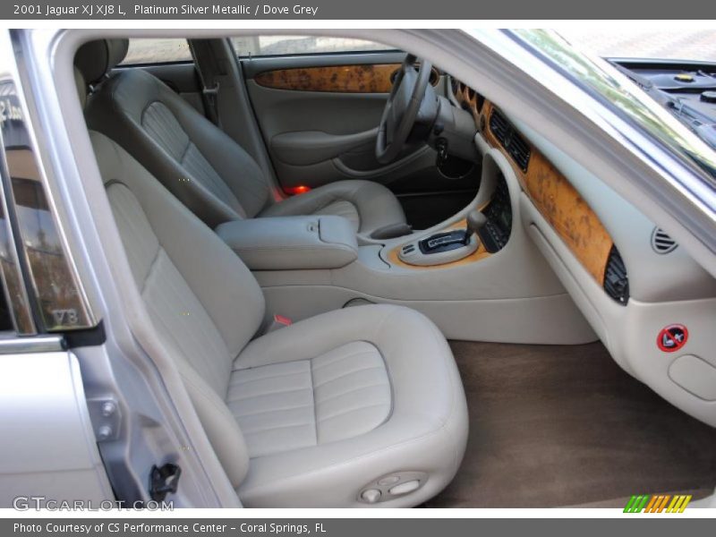 Platinum Silver Metallic / Dove Grey 2001 Jaguar XJ XJ8 L