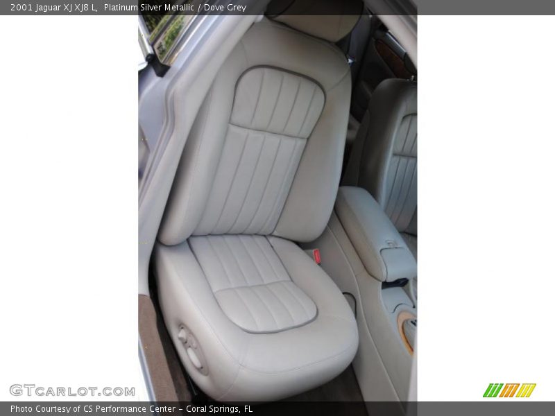Platinum Silver Metallic / Dove Grey 2001 Jaguar XJ XJ8 L