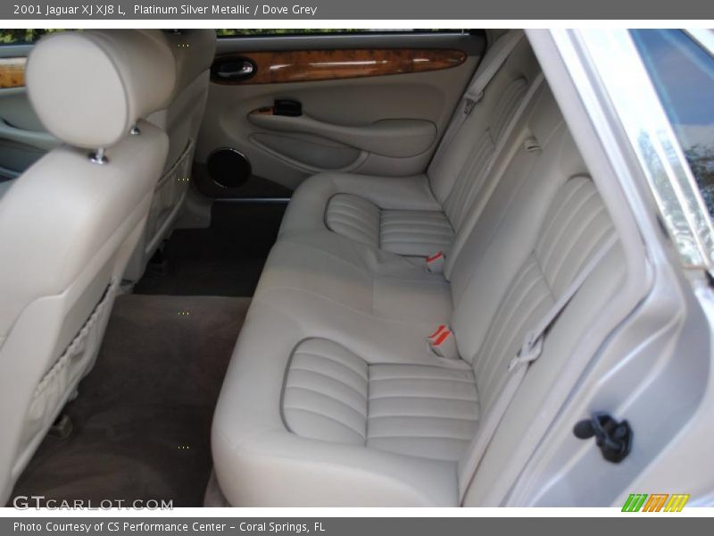 Platinum Silver Metallic / Dove Grey 2001 Jaguar XJ XJ8 L