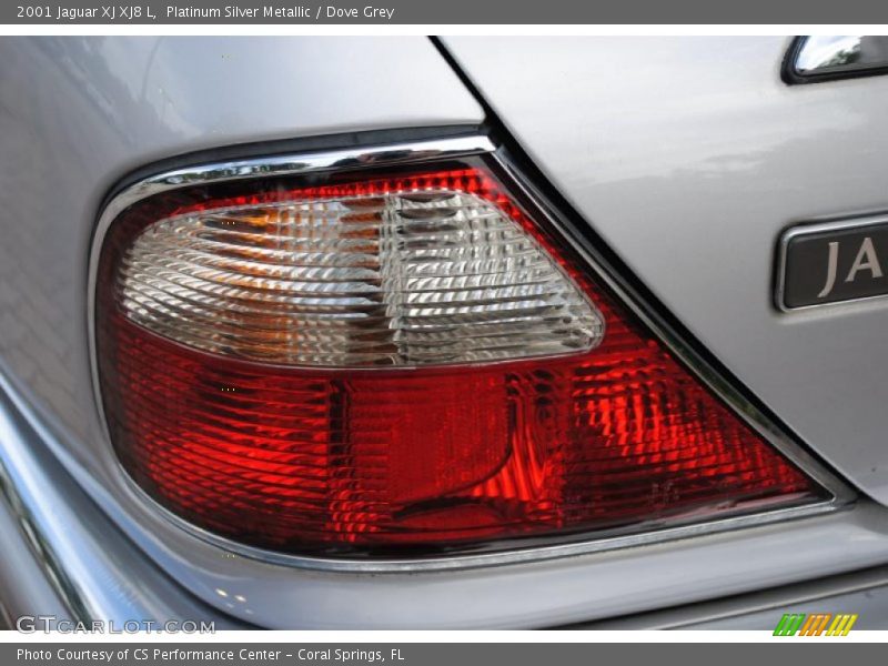 Platinum Silver Metallic / Dove Grey 2001 Jaguar XJ XJ8 L