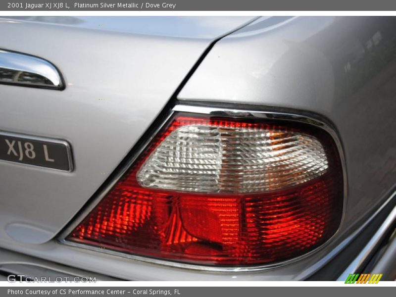 Platinum Silver Metallic / Dove Grey 2001 Jaguar XJ XJ8 L