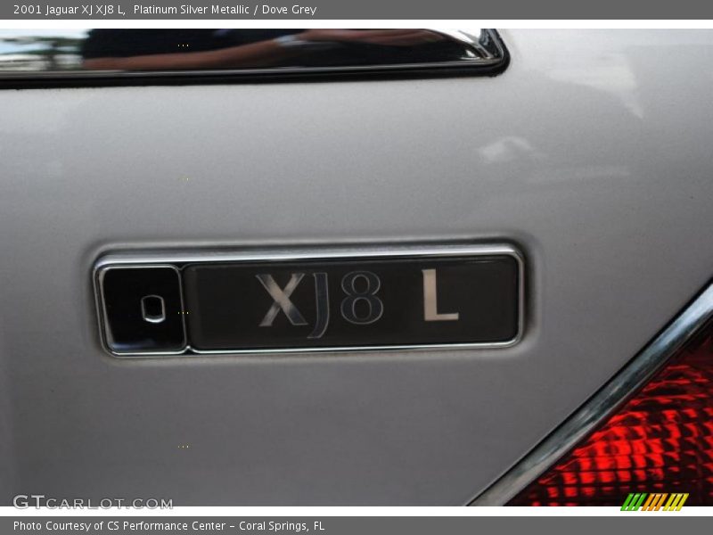 Platinum Silver Metallic / Dove Grey 2001 Jaguar XJ XJ8 L